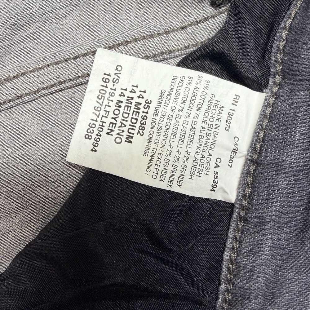 Lee Women Gray Sculpting‎ Slim Fit Skinny Leg Jeans Size 14M - Picture 7 of 14